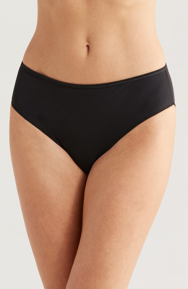 Simone Perele Andora High Waist Briefs, Main, color, Black
