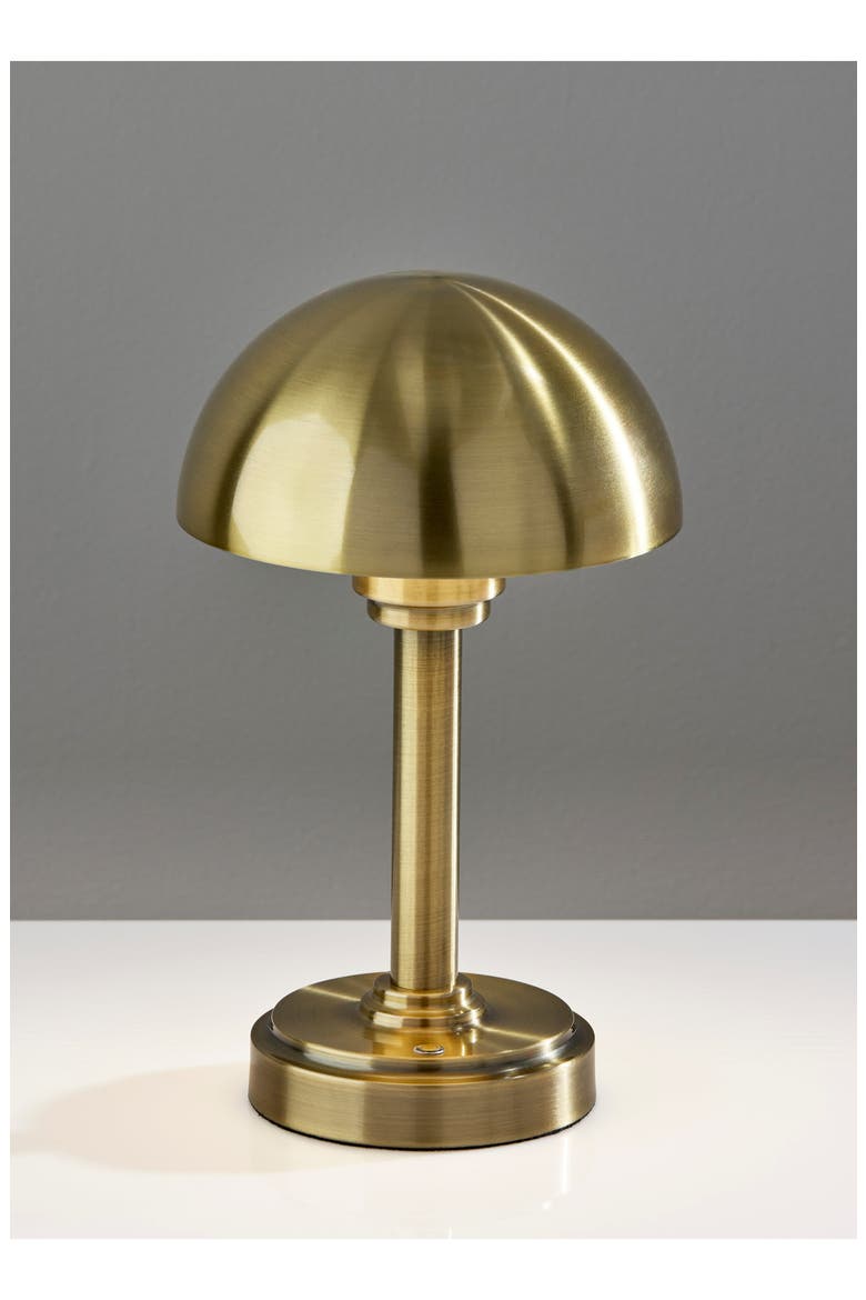 Ollie LED Cordless Table Lamp, Alternate, color, ANTIQUE BRASS