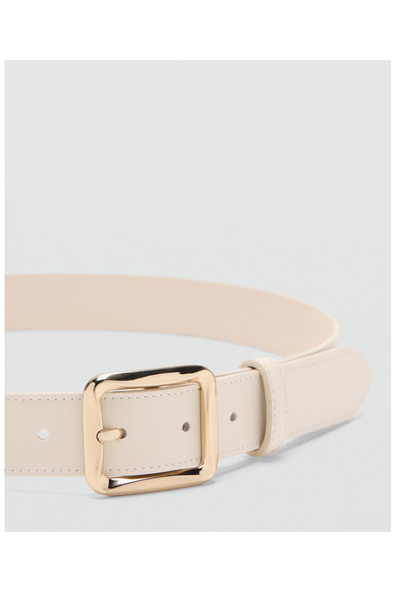Square Buckle Belt, Alternate, color, ECRU