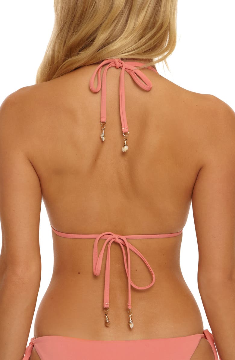 Isabella Rose Gold Coast Triangle Bikini Top, Alternate, color, 