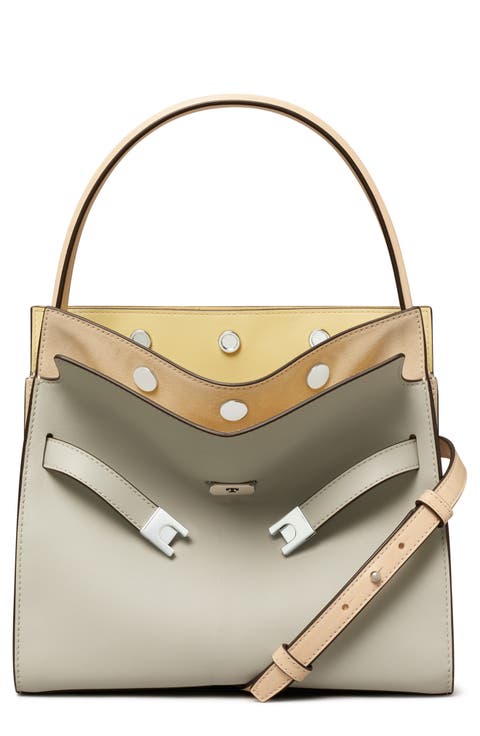 Small Lee Radziwill Leather Double Bag