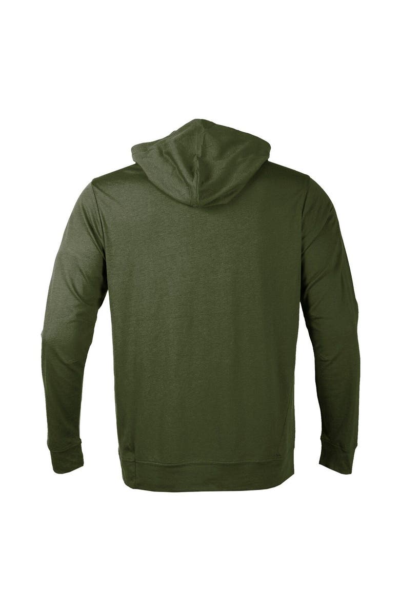LEVELWEAR Men's Levelwear Olive Seattle Kraken Thrive Tri-Blend Pullover Hoodie, Alternate, color, 