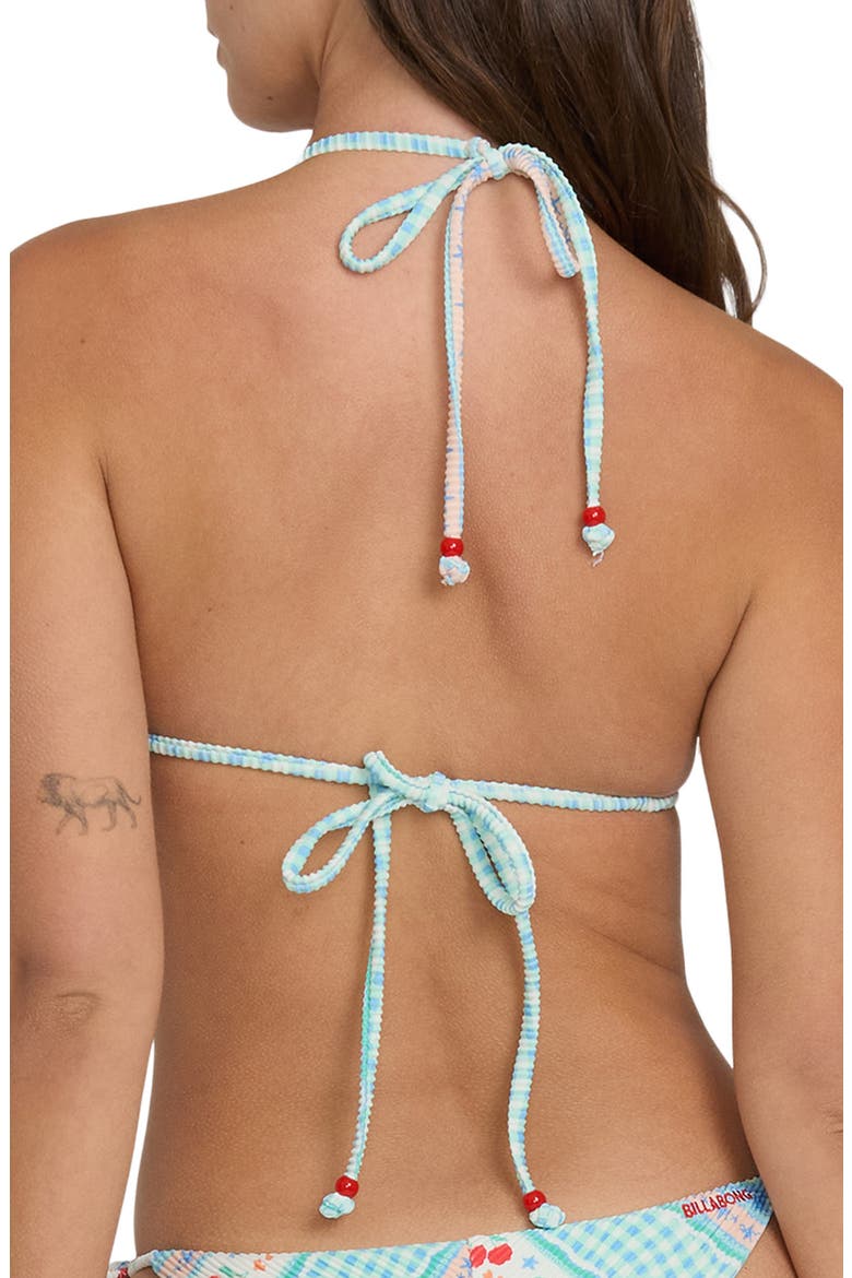 Picnic Multi Triangle Bikini Top, Alternate, color, DREAM BLUE