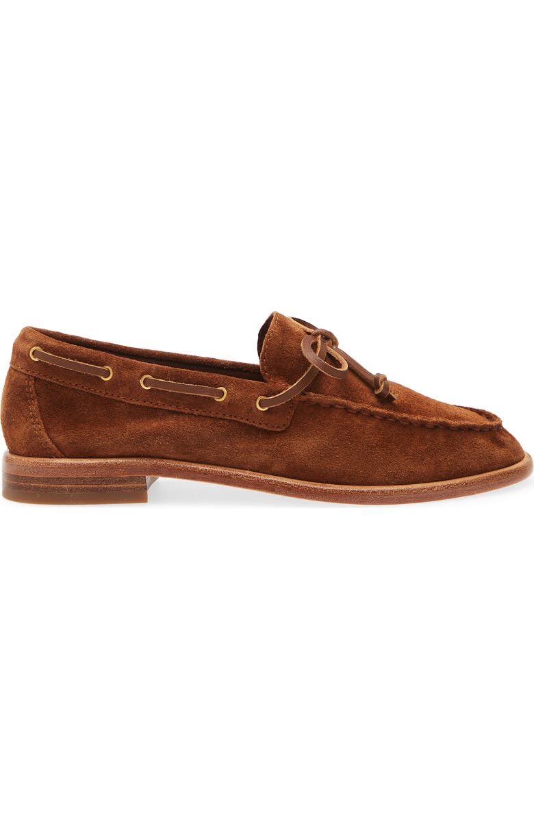 rag & bone Carter Boat Shoe, Alternate, color, Umber Suede