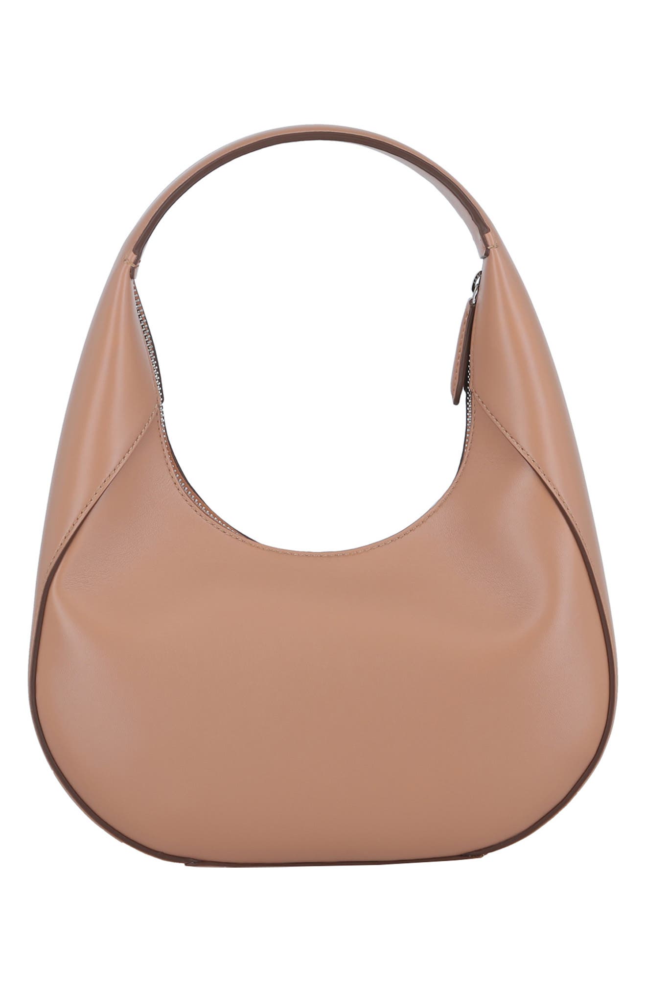 Stella McCartney Logo Vegan Leather Shoulder Bag, Alternate, color, 