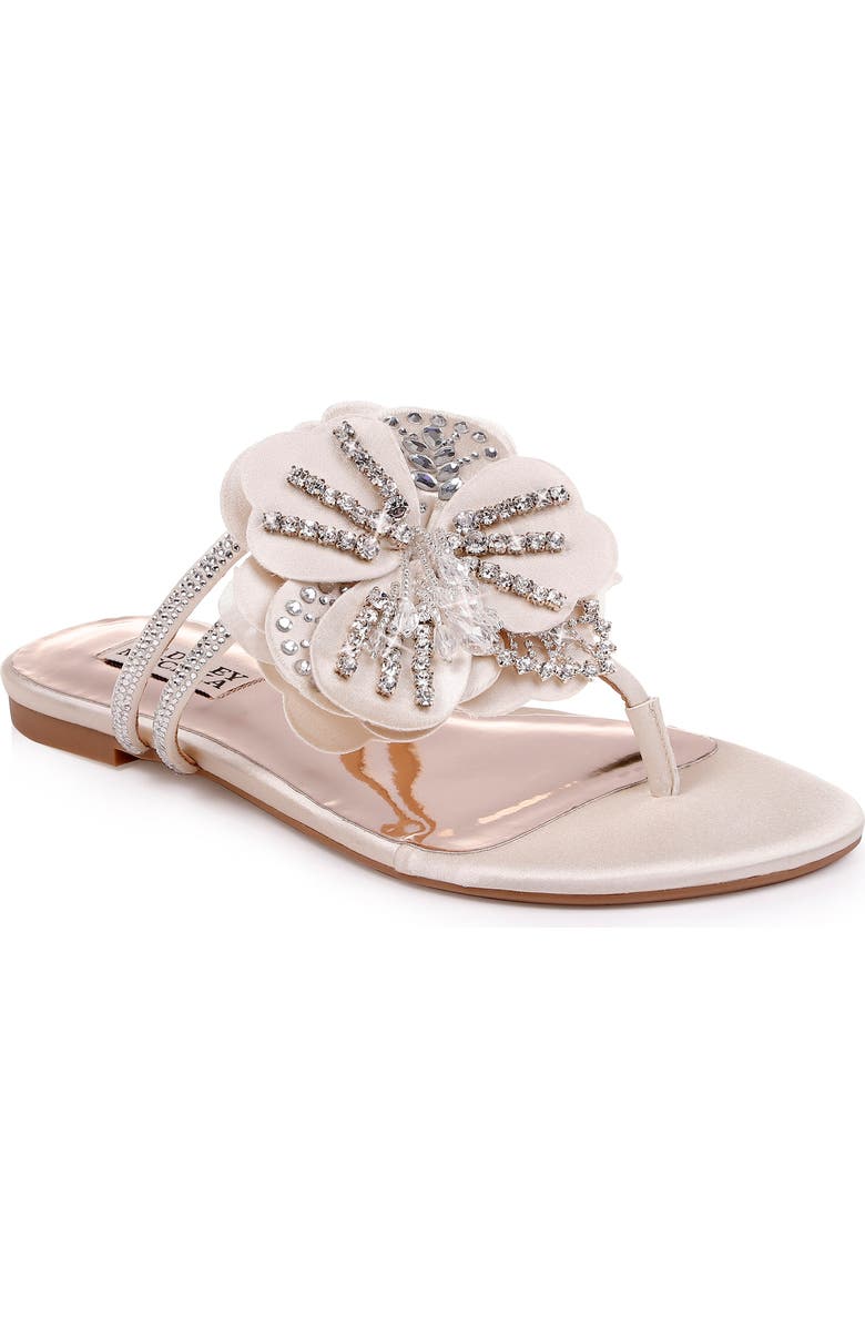 Badgley Mischka Collection Badgley Mischka Laurie Embellished Slide Sandal, Main, color,