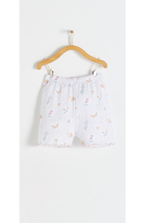 Babycottons Delphine Short Tee & Pants Pj Set In Full Print