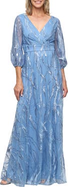 Alex Evenings Sequin A-Line Gown