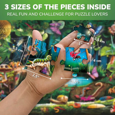 100-Piece Kids Puzzle Set - Illustrated Jigsaw Puzzles with Educational Themes for Ages 6+