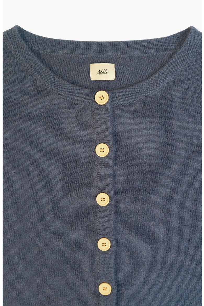 Long Sleeve Cashmere Cardigan, Alternate, color, Blue