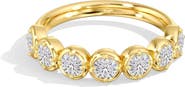 Everlee Aura Round Frame Lab Diamond Band in 14K