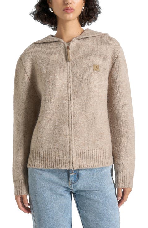 Billie Unisex Brushed Wool Zip Hoodie