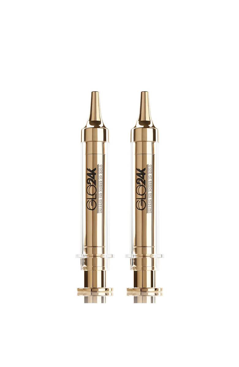 GLO24K UNLEASH THE POWER OF GOLD Instant Facelift Cream with 24k Gold, Hyaluronic Acid, Peptides, and Vitamins. Pack of 2., Main, color, Na