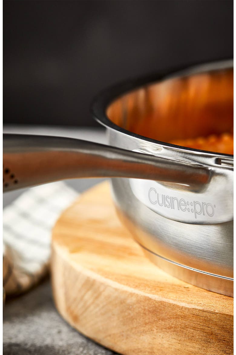 iD3® SS 3.5 Qt. Sauté Pan with Lid, Alternate, color, SILVER