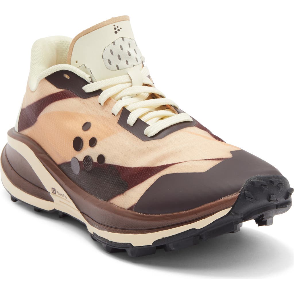 Craft Pure Trail Pro Running Shoe In Brown