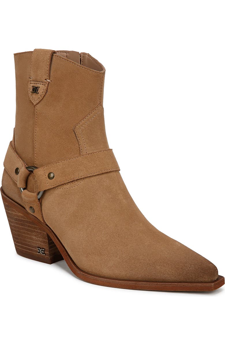 Sam Edelman Winston Pointed Toe Bootie, Main, color, Golden Caramel