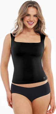 Popilush Cloud-Touch Double-Layer Shaping Sleeveless Top