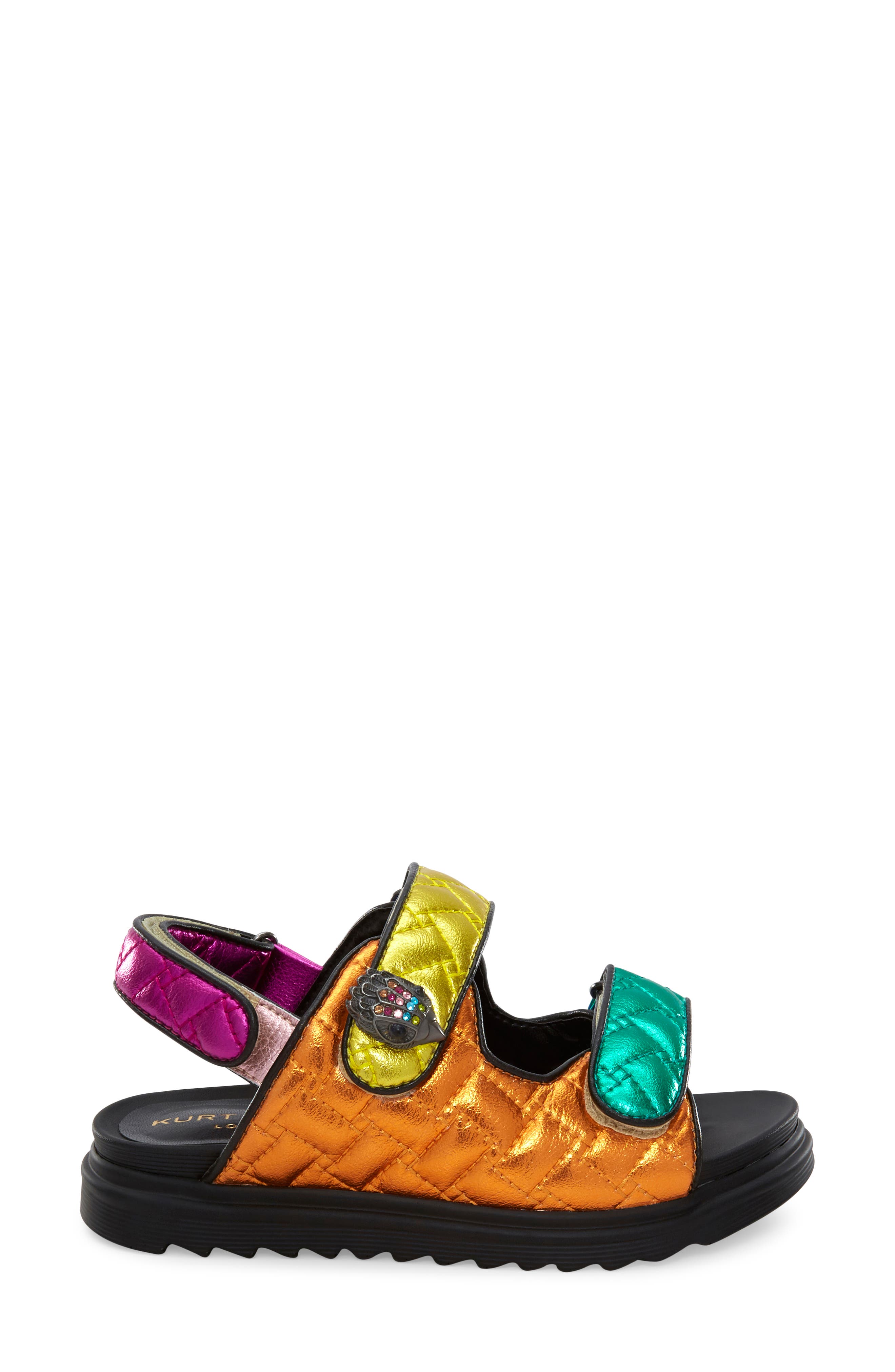 Kurt Geiger London Mini Orson Slide Sandal, Alternate, color, Multi