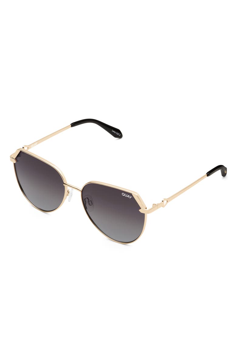 QUAY Main Character 55mm Polarized Round Sunglasses, Alternate, color, 