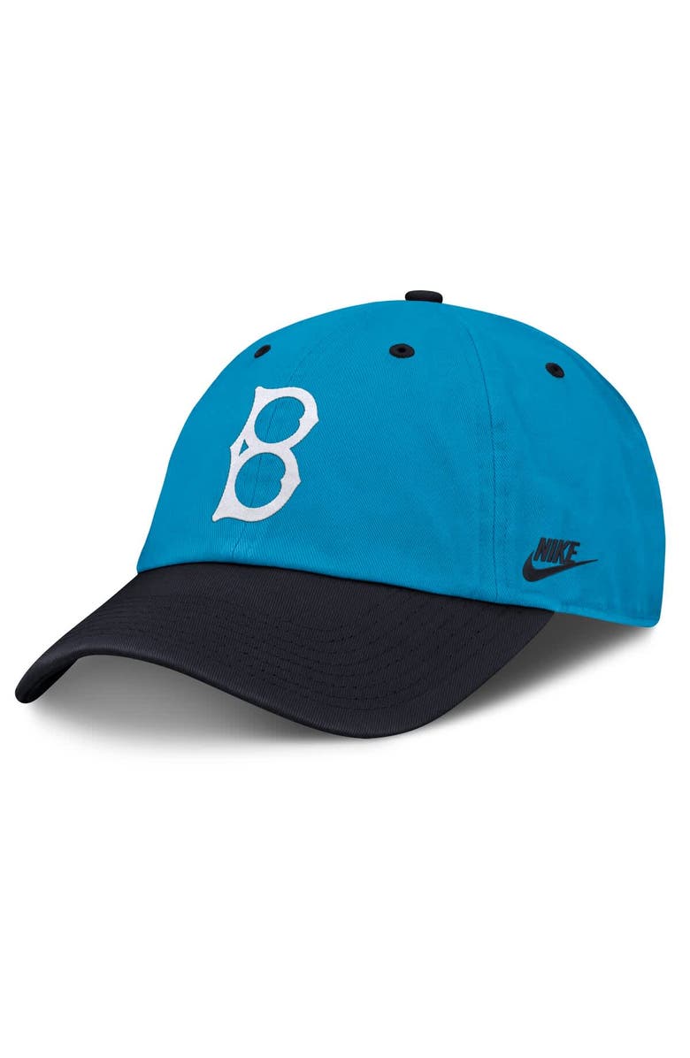 Nike Men's Nike Blue/Navy Brooklyn Dodgers Neon 90s Club Adjustable Hat, Main, color, Blue