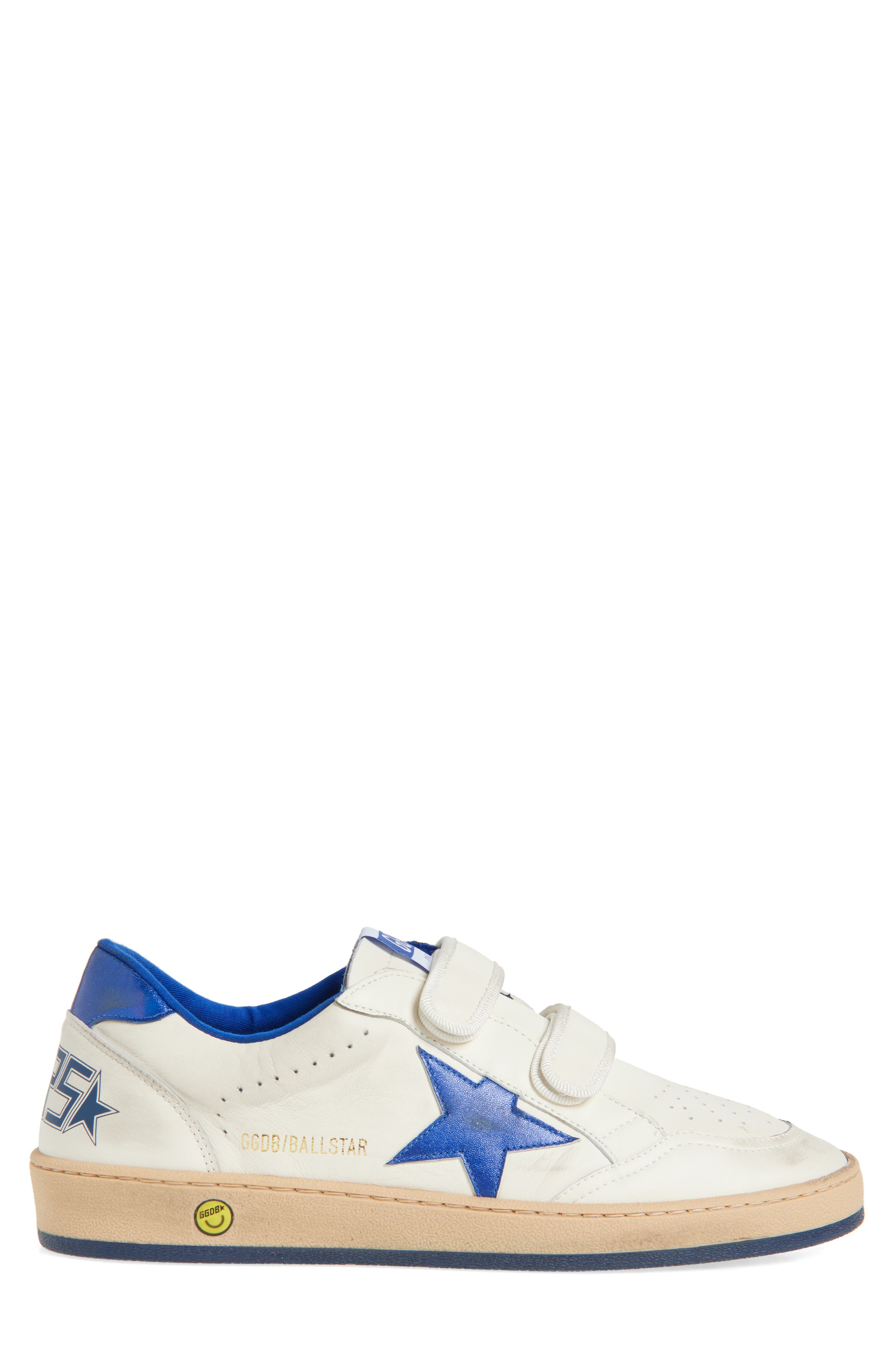 Golden Goose Kids' Ball Star Sneaker, Alternate, color, White/ Blue