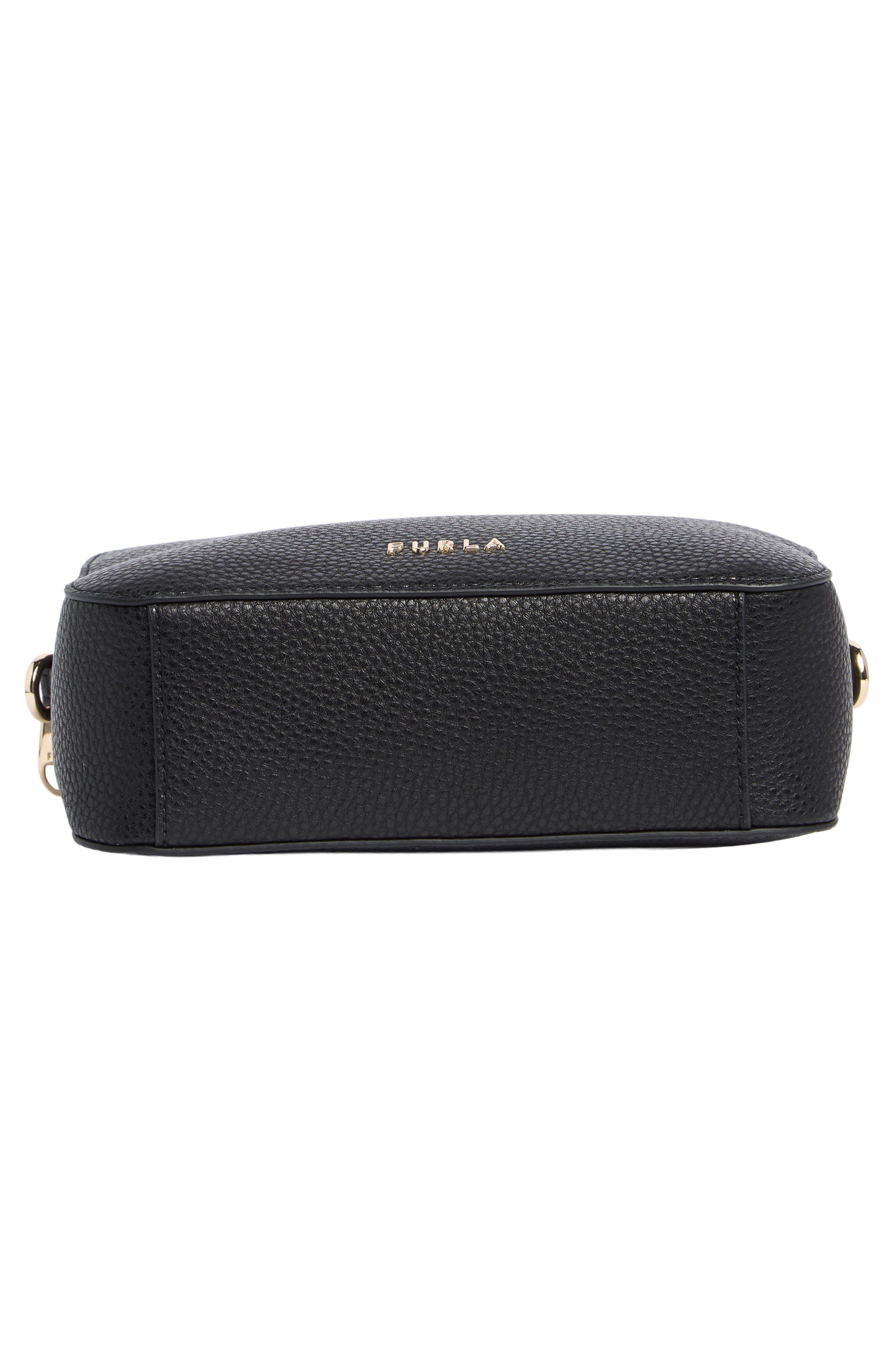 Furla Petunia Mini Crossbody Bag, Alternate, color, Nero