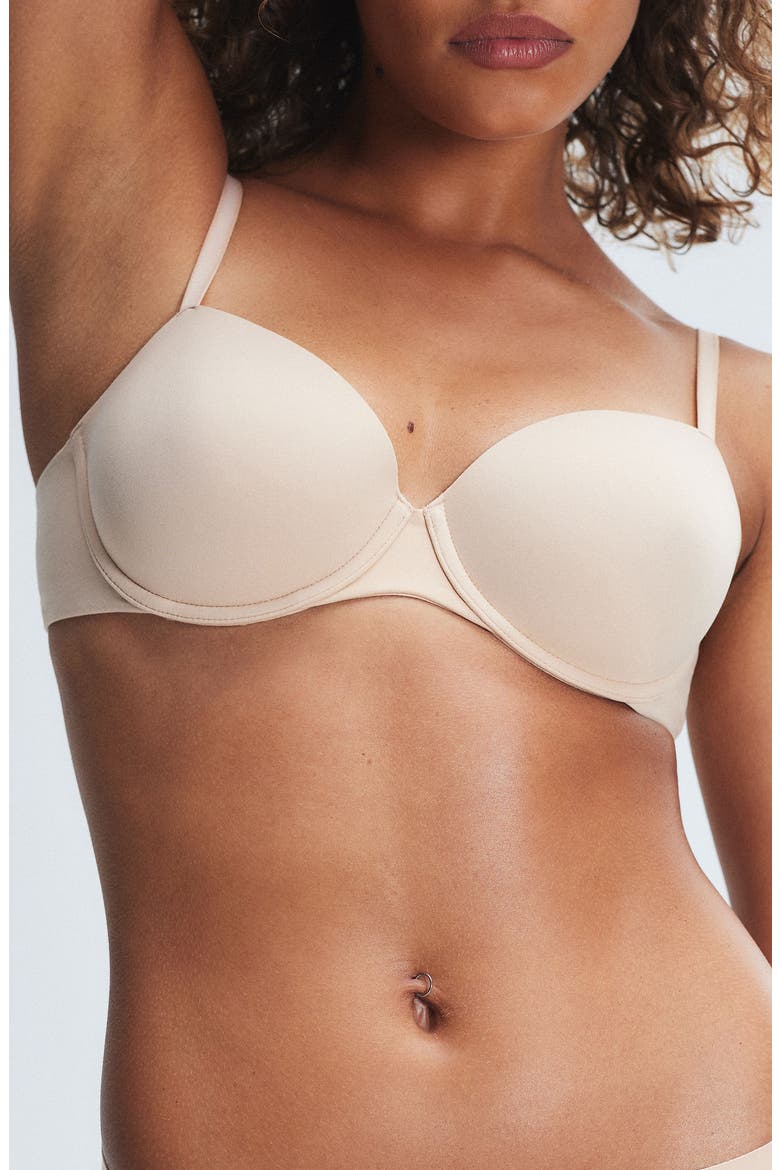 Soft N' Savage Padded Demi Bra, Main, color, HONEY NUDE