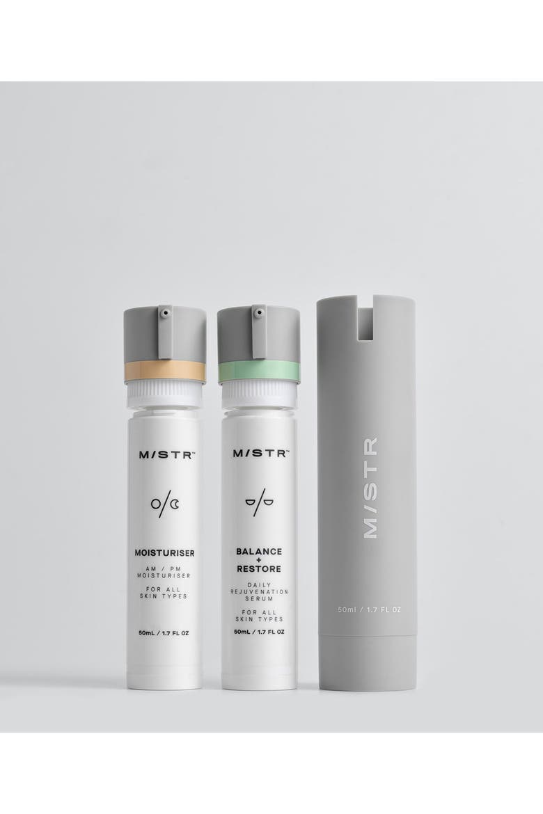 PM Set with Night Serum and AM PM Moisturizer with Reusable Vessel, Main, color, None (none)