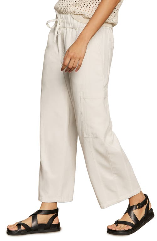 Sanctuary Area Drawstring Pants In White