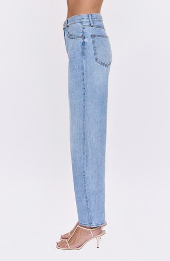 Wes Rhinestone High Waist Barrel Jeans