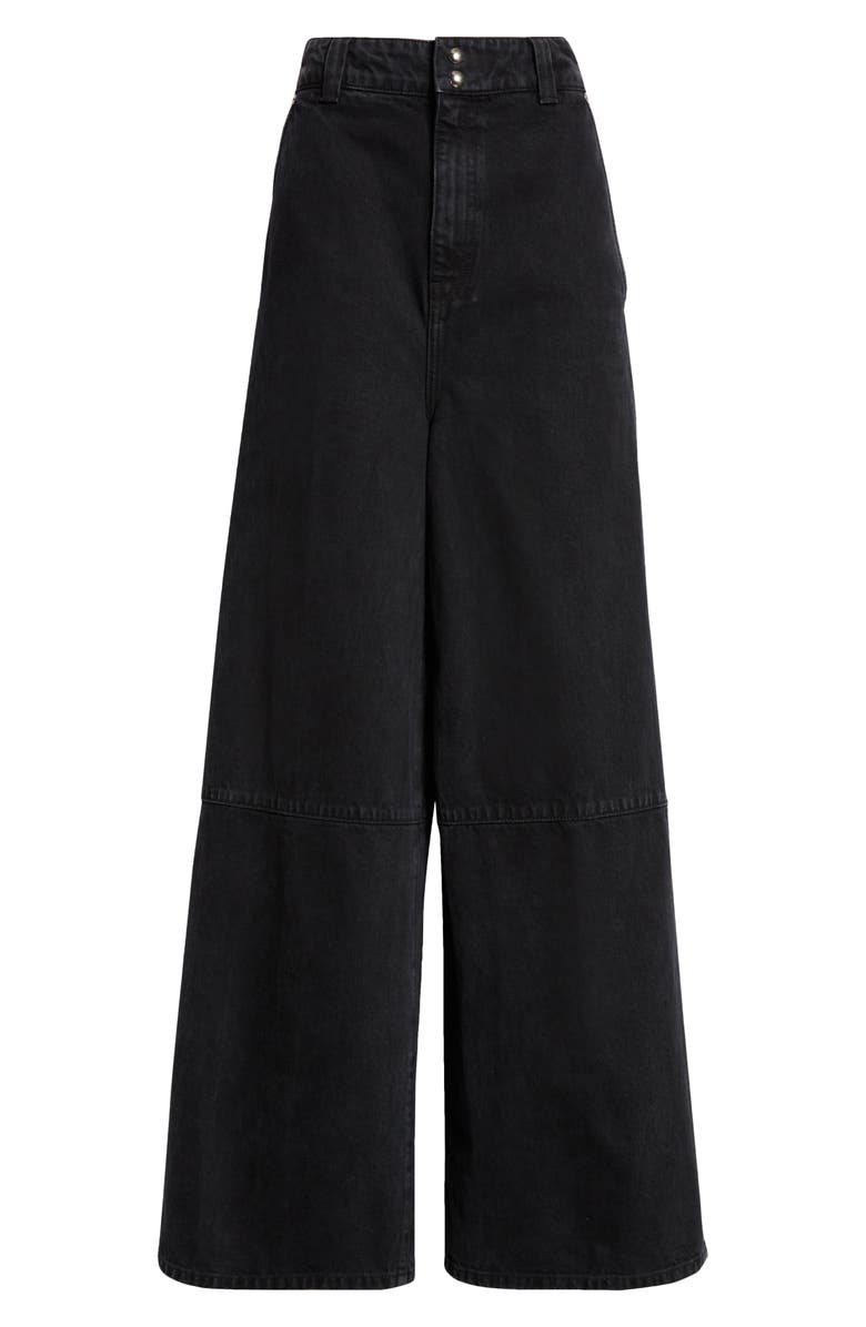 Khaite Isla Super Wide Leg Nonstretch Jeans, Alternate, color,