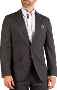 TailorByrd Textured Grid Sport Coat