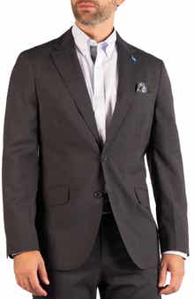 Textured Grid Sport Coat