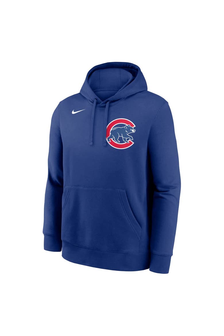 Men's Nike Pete Crow-Armstrong Royal Chicago Cubs Player Name & Number Club Fleece Pullover Hoodie, Alternate, color, Royal