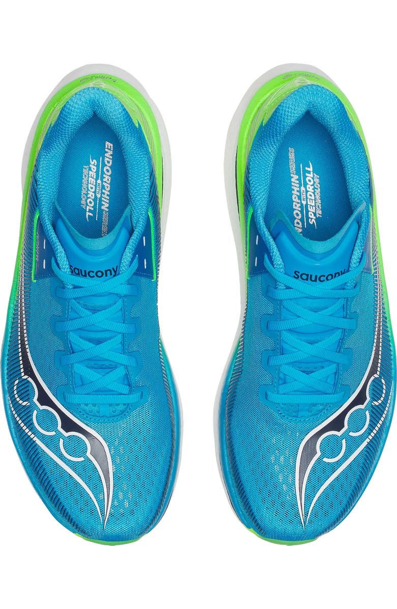 Saucony Endorphin Azura Running Shoe, Alternate, color, Cobalt/ Slime