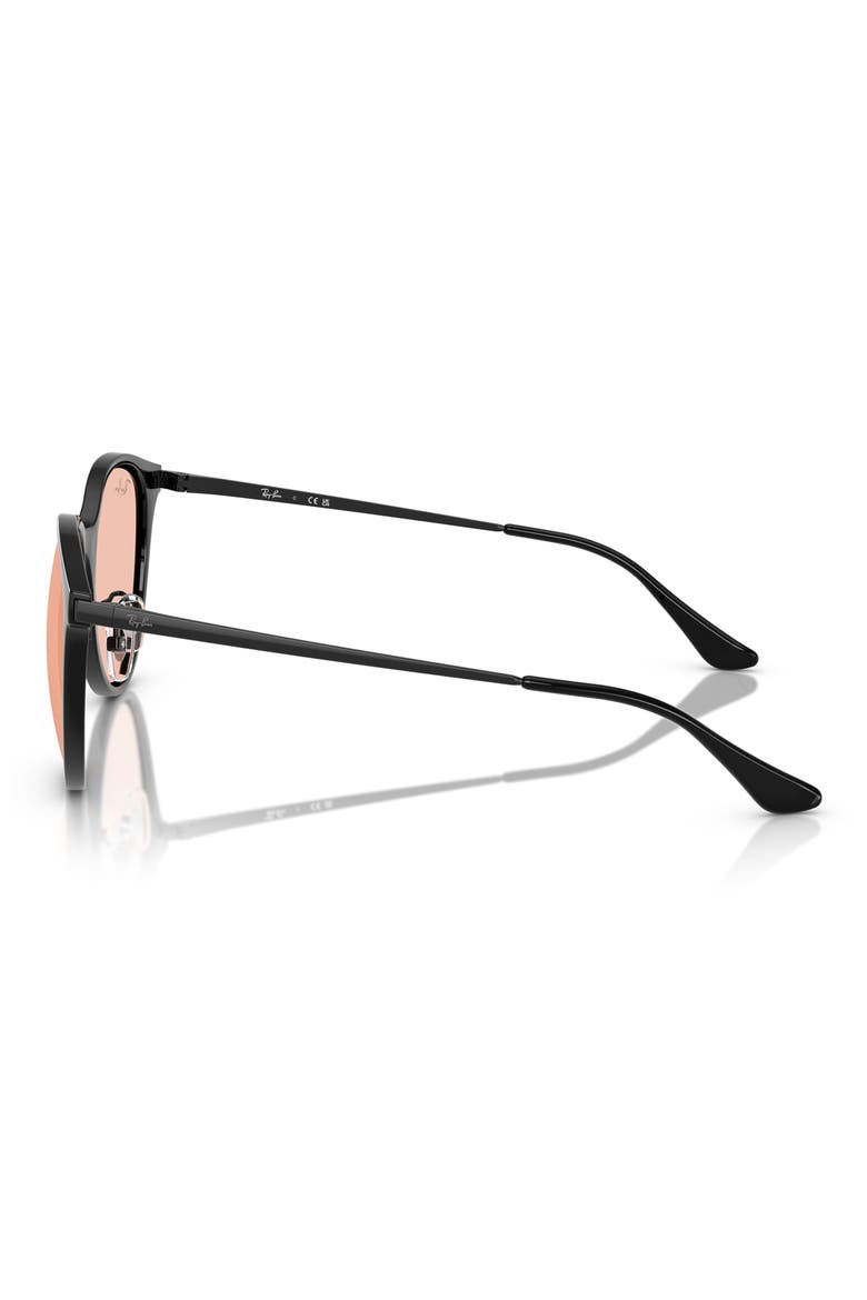 55mm Square Sunglasses, Alternate, color, 55 BLACK
