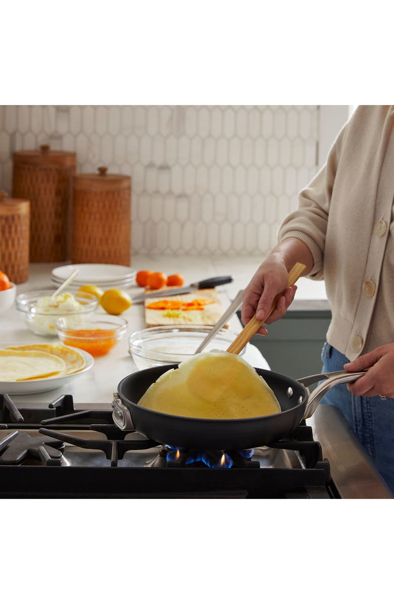 CALPHALON Premier Space Saving Hard Anodized Nonstick 10-Piece Cookware Set, Alternate, color, Black