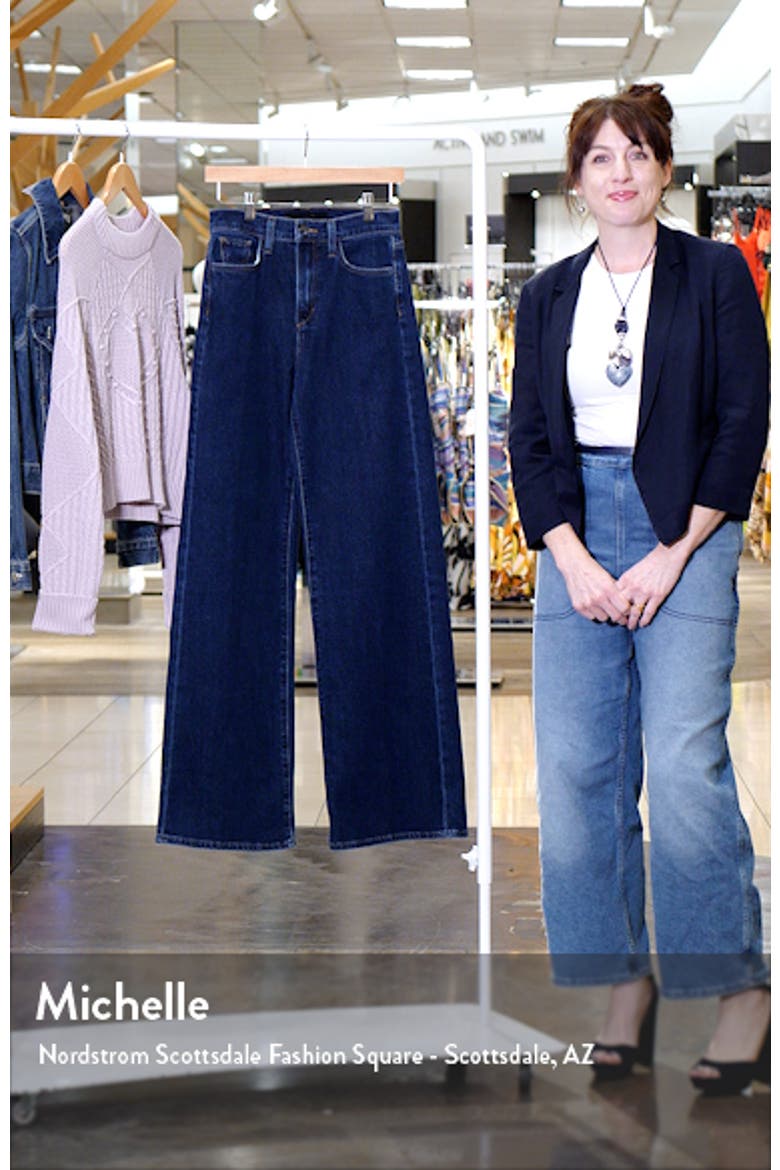 The Mia High Waist Wide Leg Jeans video