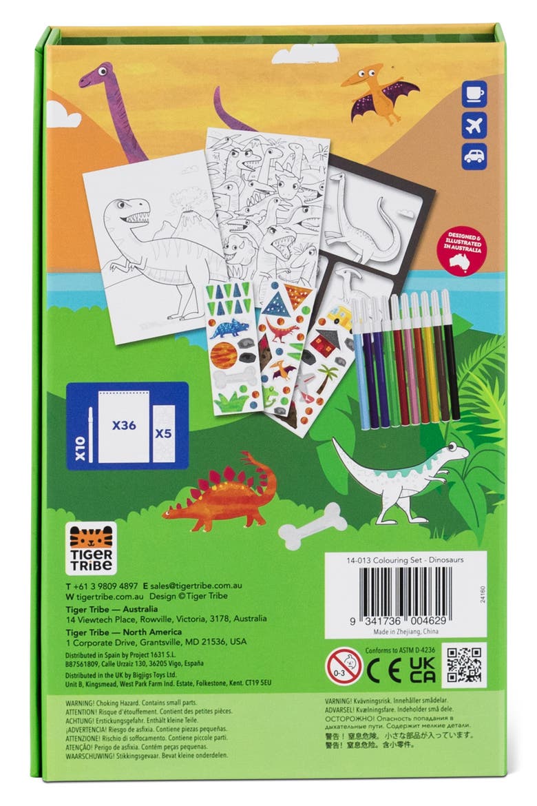 Dinosaur Coloring Set, Alternate, color, MULTI