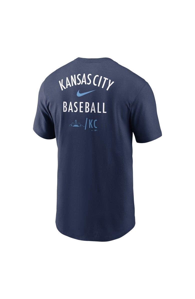 Nike Men's Nike  Navy Kansas City Royals City Connect 2-Hit T-Shirt, Alternate, color, 