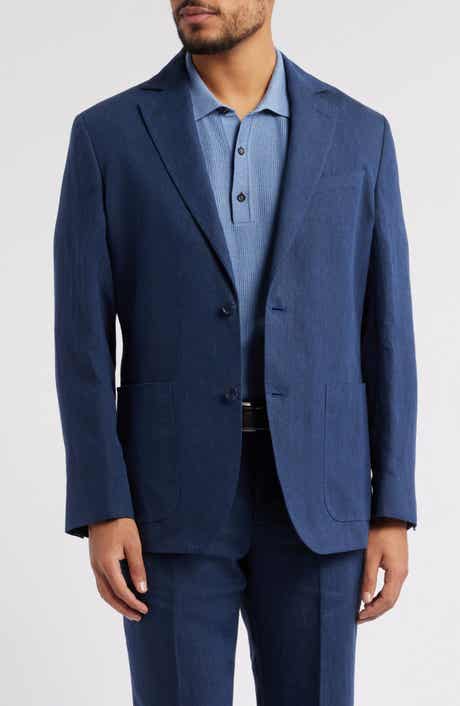 Nordstrom Henrik Trim Fit Solid Italian Linen Suit Separate Jacket