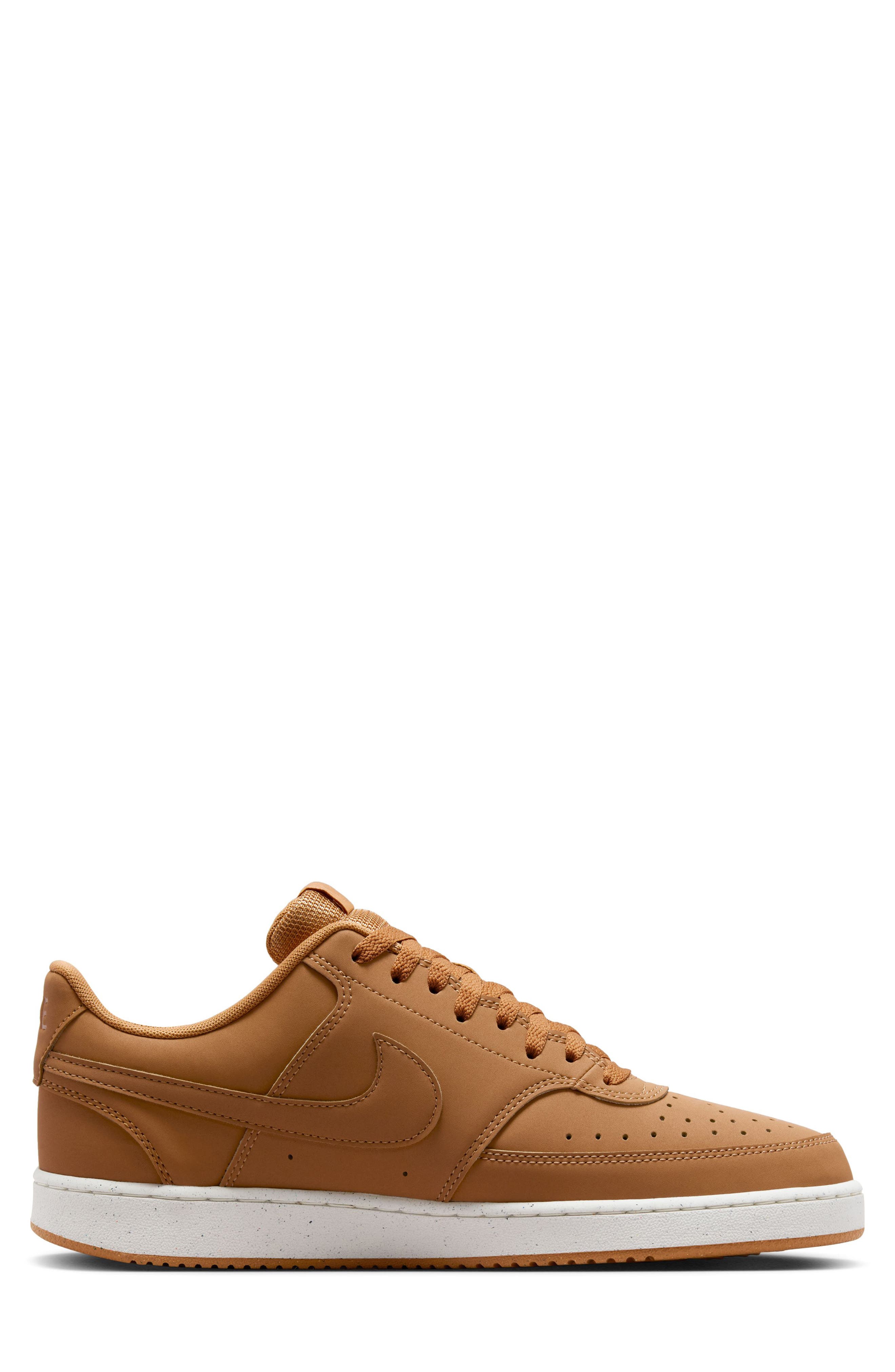 Nike Court Vision Low Sneaker, Alternate, color, Flax/ Flax/ Sail