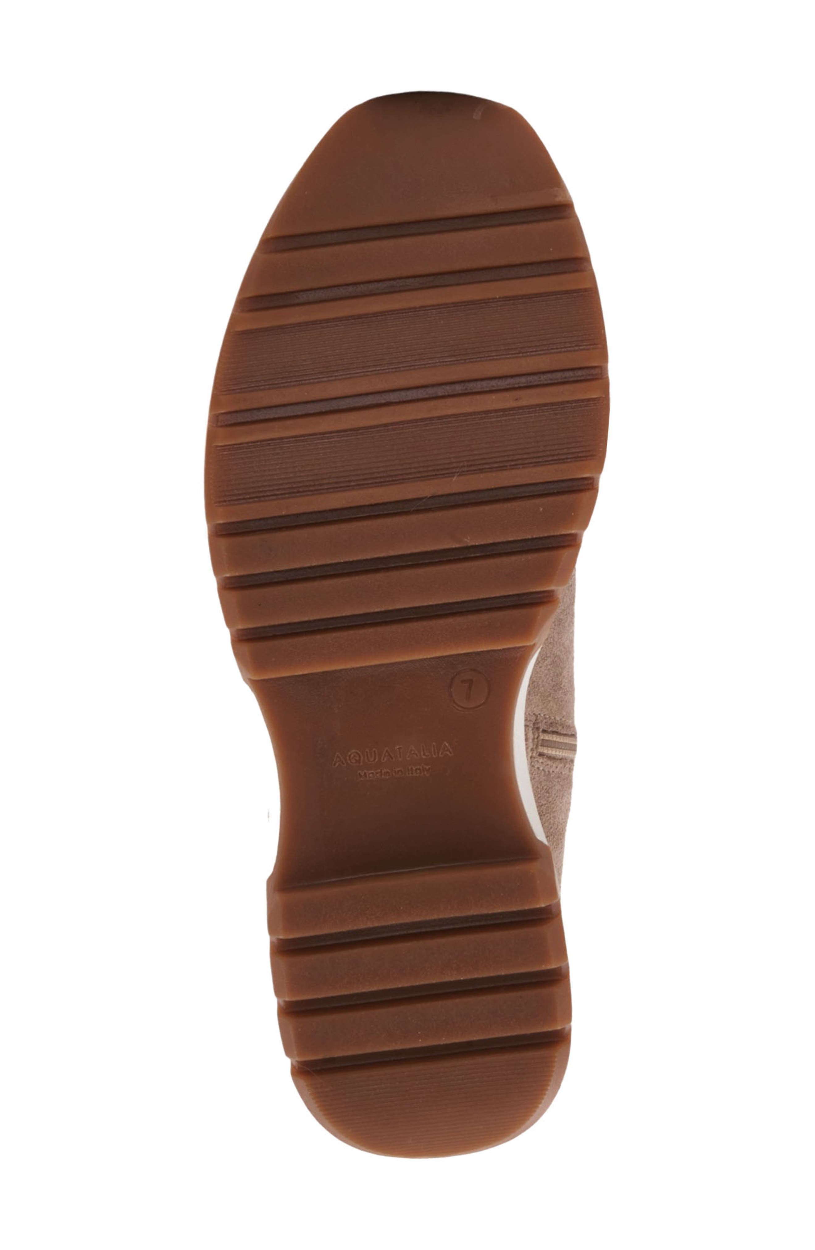 Aquatalia Kit Weatherproof Suede Bootie, Alternate, color, Taupe Suede