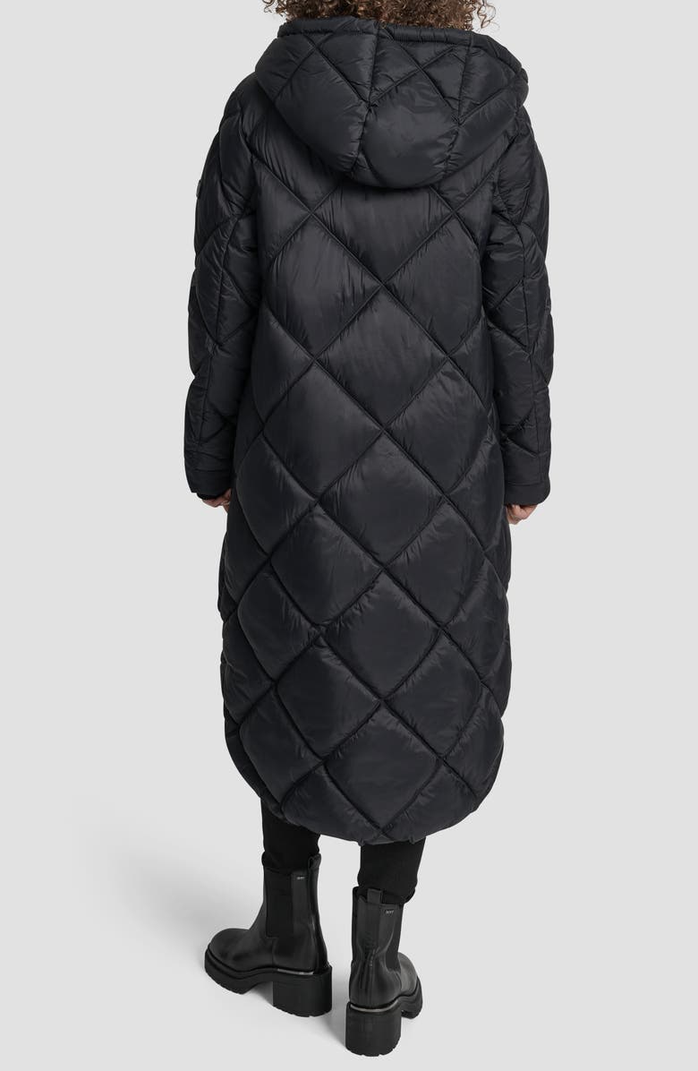 Diamond Quilted Puffer Coat