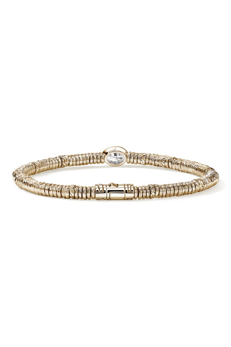 JH Lovestruck™ Heishi Bracelet, 14K Gold, Lab-Grown Diamond, 1.0TCW, Alternate, color, GOLD