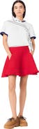 maje Compact knit short skirt