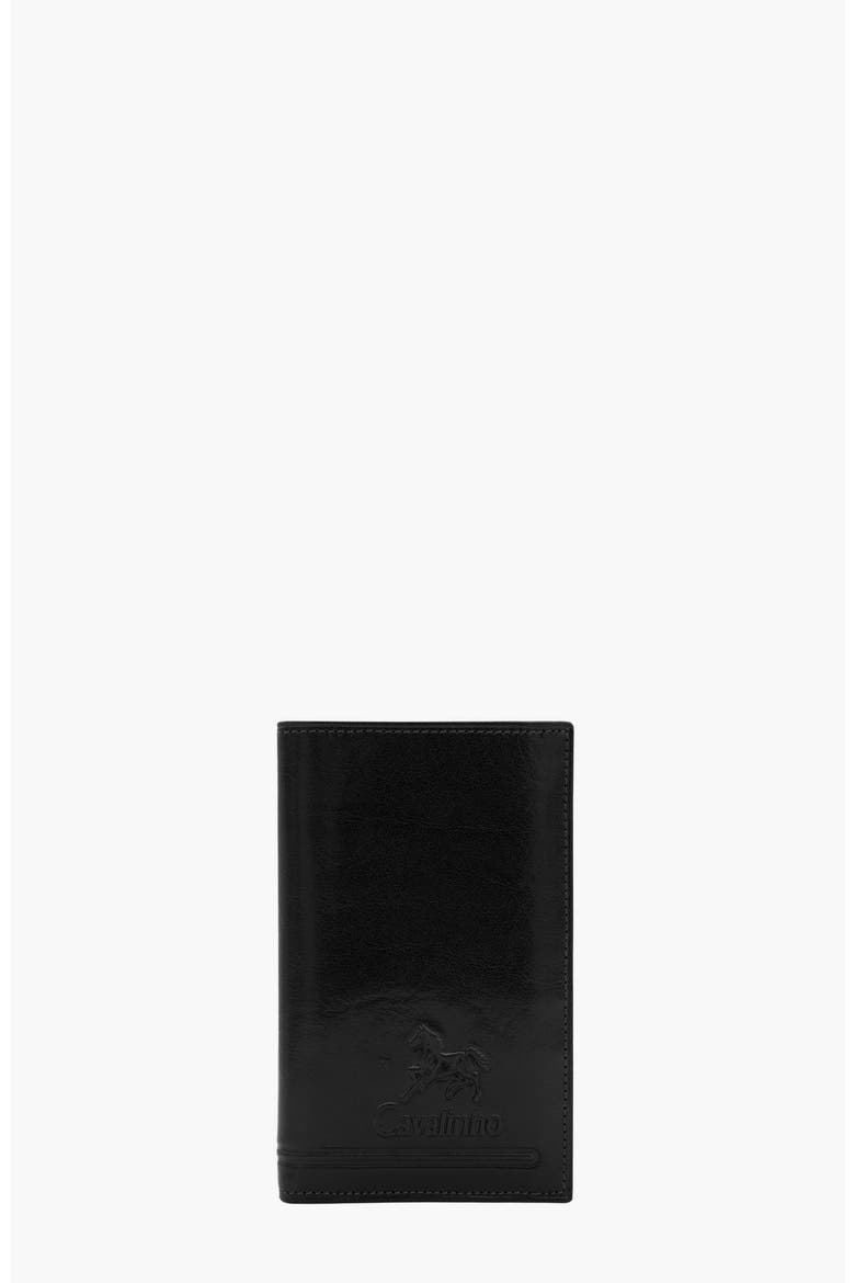 Gentleman Bifold Leather Wallet 556, Main, color, Black