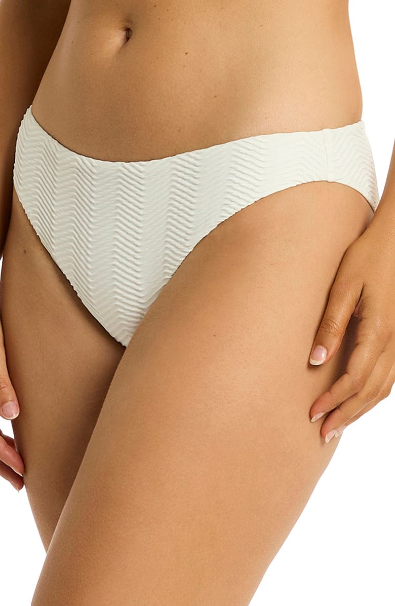 Sea Level Caracus Bikini Bottoms, Alternate, color, Coconut