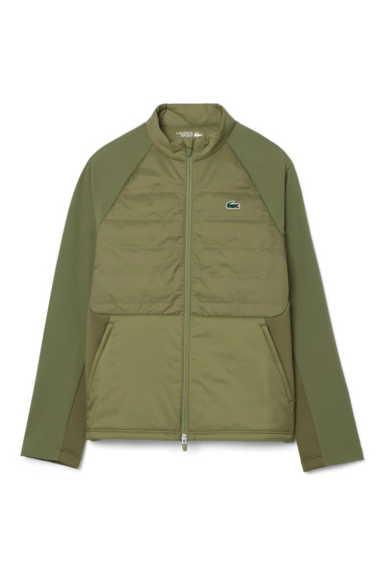 Quilted Golf Jacket, Alternate, color, IDK KHAKI/KHAKI