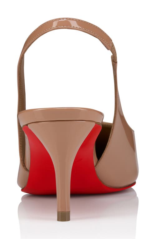 Christian Louboutin Miss Z Pointed Toe Slingback Pump In Multi